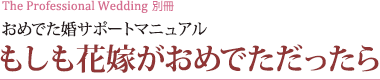 おめでた婚サポートマニュアル『もしも花嫁がおめでただったら』